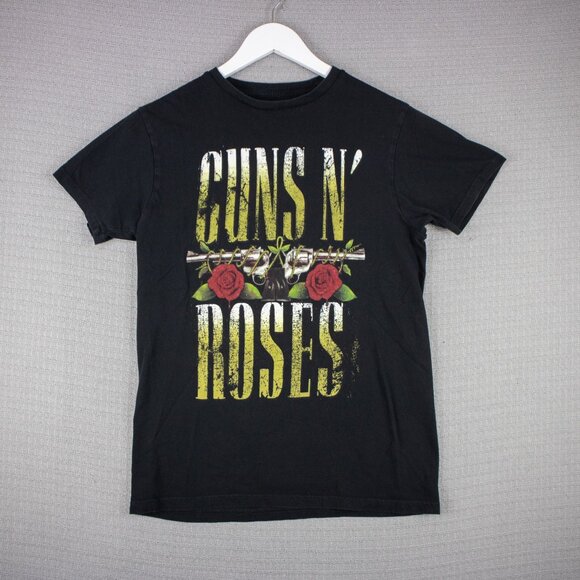Guns N' Roses 2021 Reprint Logo Tee Mens Small - Picture 1 of 5